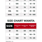 Swipe Up Kemeja Blouse Batik Wanita Modern Suiren Navy