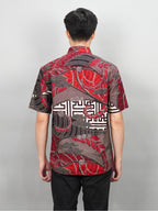 Swipe Up Kemeja Batik Pria Modern Slimfit Lengan Pendek Kiiro