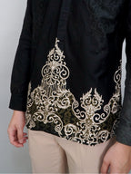 Swipe Up Kemeja Batik Pria Modern Slimfit Lengan Panjang Antasena