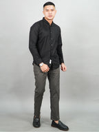 Swipe Up Celana Panjang Pria Chino Pants Slim Fit Stretch Grey