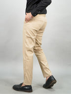 Swipe Up Celana Panjang Pria Chino Pants Slim Fit Stretch Cream