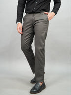 Swipe Up Celana Panjang Pria Chino Pants Slim Fit Stretch Grey