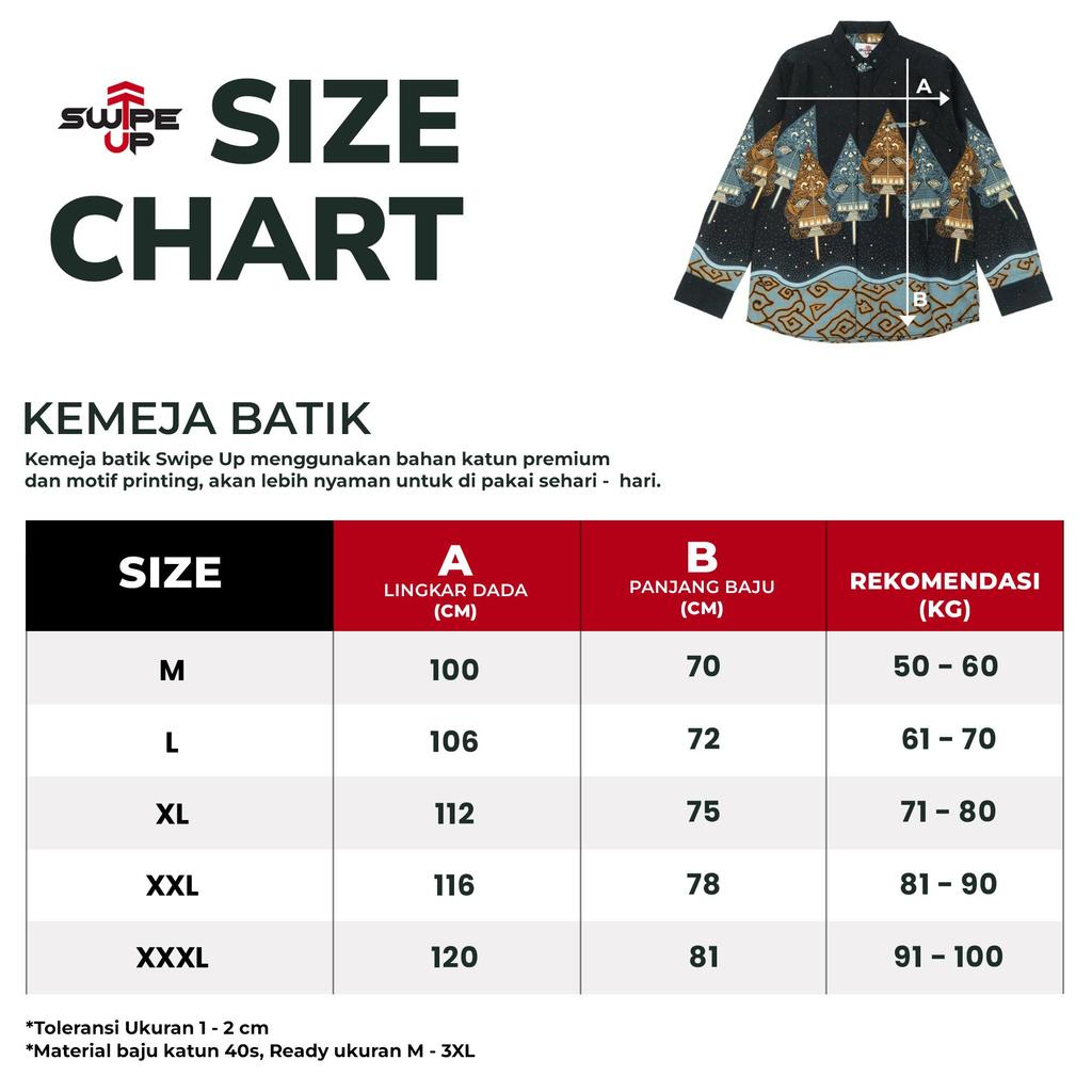 Swipe Up Kemeja Batik Pria Katun Modern Slimfit Lengan Pendek Keitoo Maroon